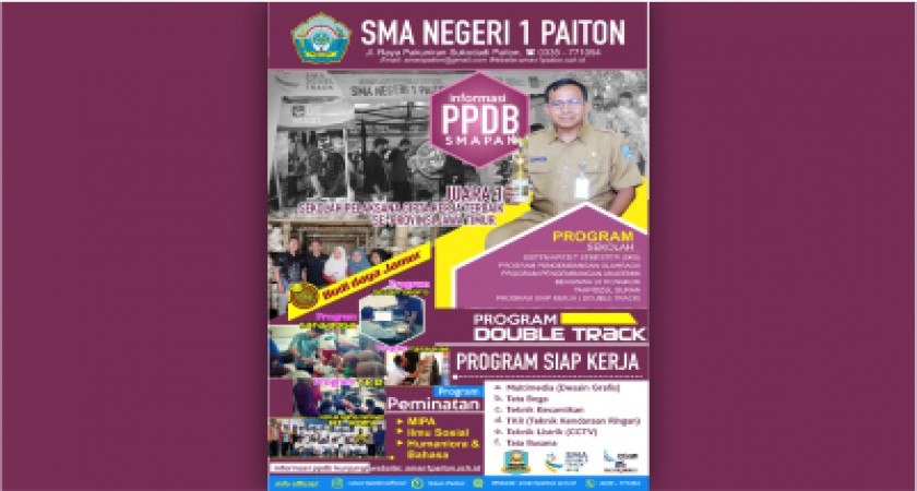 Penerimaan Peserta Didik Baru (PPDB) SMA NEGERI 1 PAITON 2022