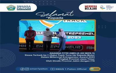 Dilakukan secara rutin dan kontinyu, Mengantarkan Ananda Fitri Dwi Amelia ke Millennial Entreprenuer Award 2023
